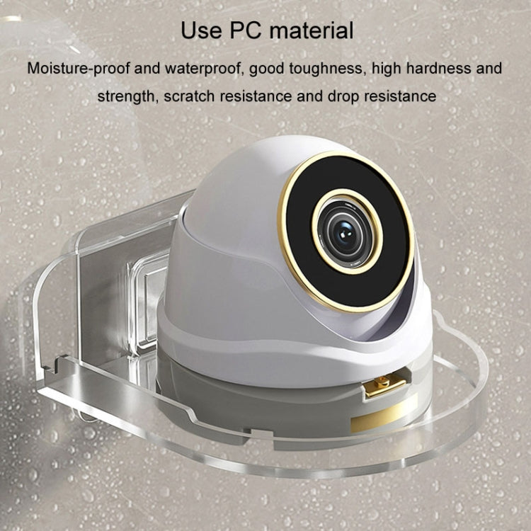 Traceless Wall Mounted Camera Bracket Home No-Punch Surveillance Rack Router Shelf, Transparent Traceless Wall Mounted Camera Bracket Home No-Punch Surveillance Rack Router Shelf, Transparent